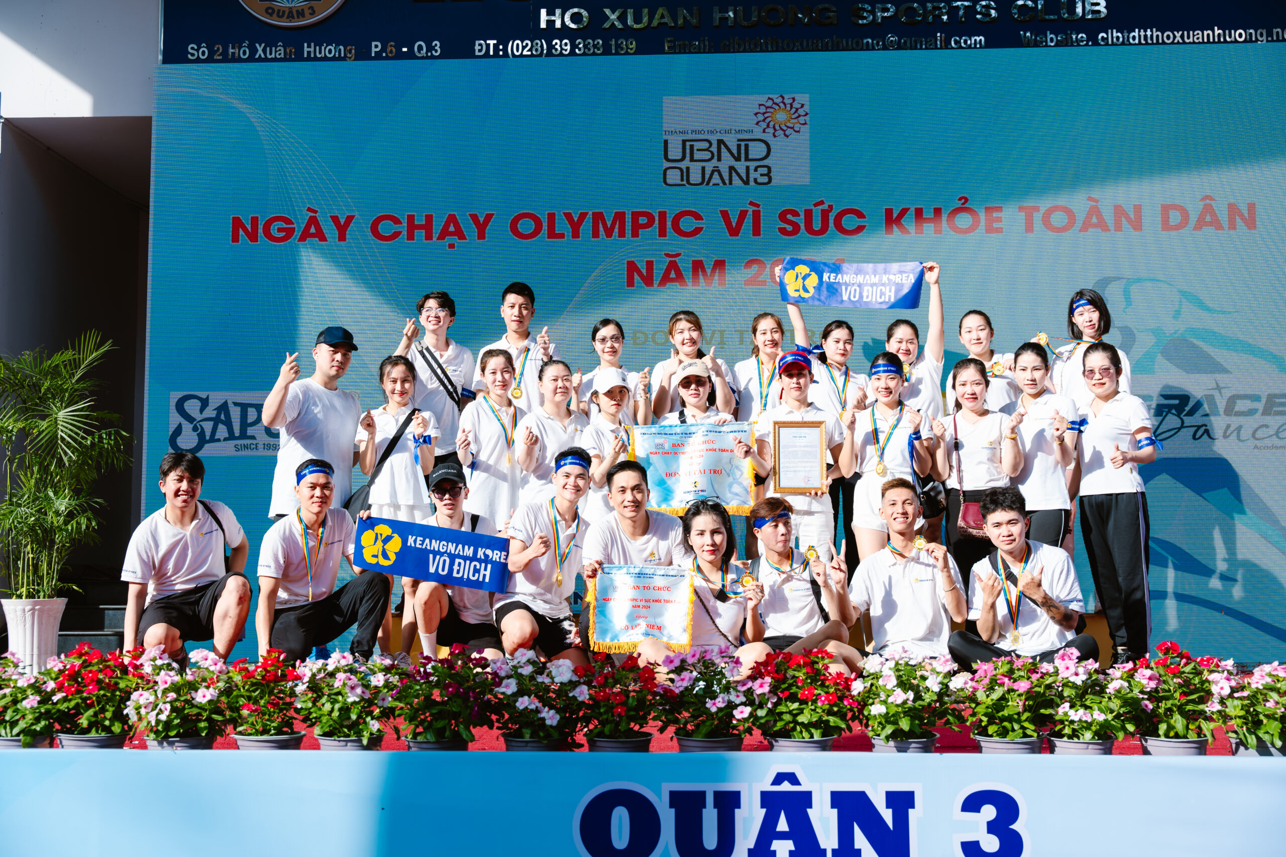 Keangnam Korea participates in Olympic running day for all people's health 2024