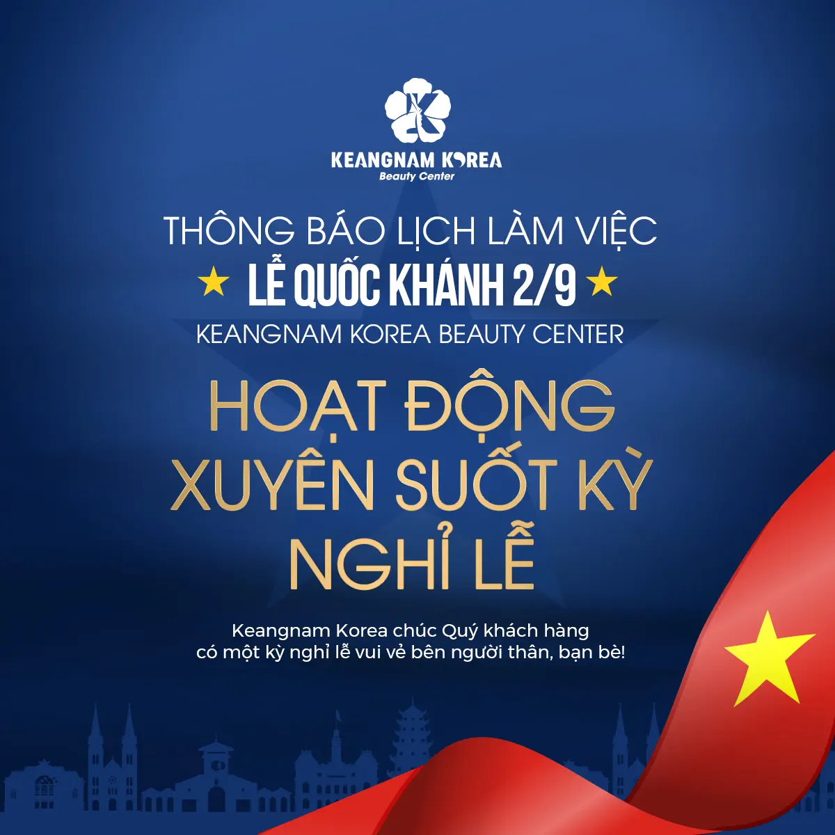 Lịch hoạt động lễ quốc khánh 2024