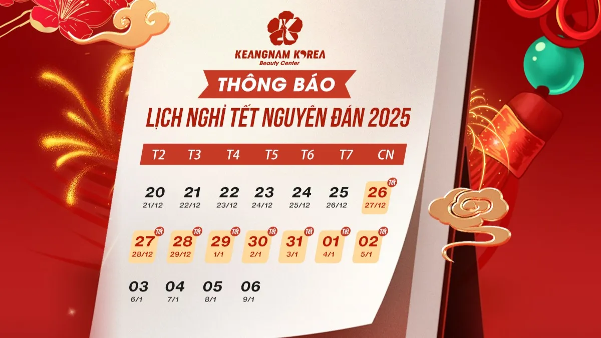 ảnh bìa lịch nghỉ tết 2025