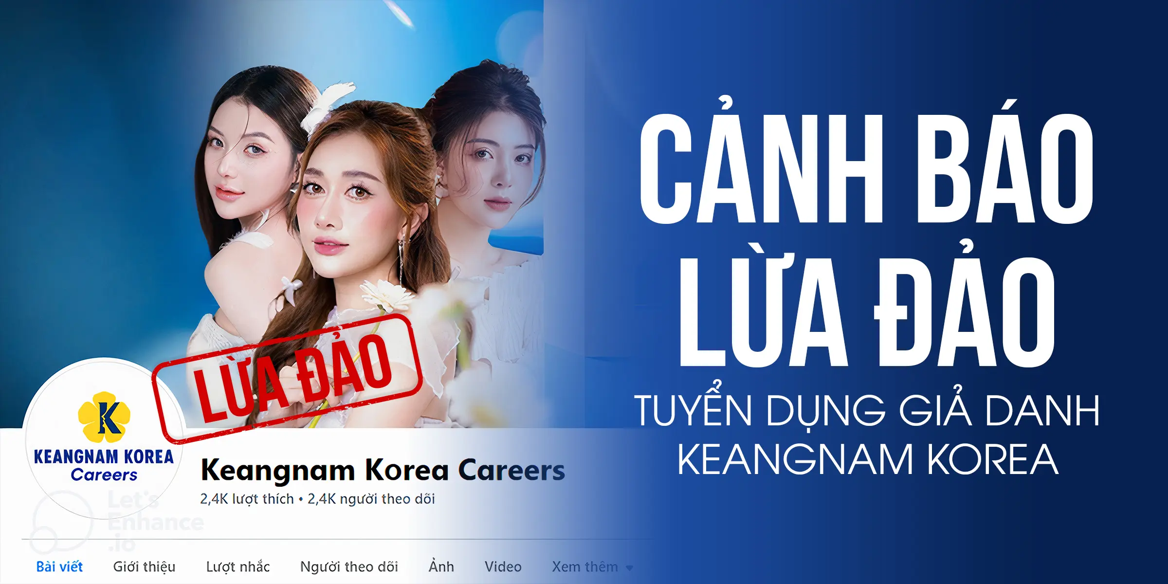 Cảnh Báo Mạo Danh Viện Thẩm Mỹ Keangnam Korea Lừa Đảo