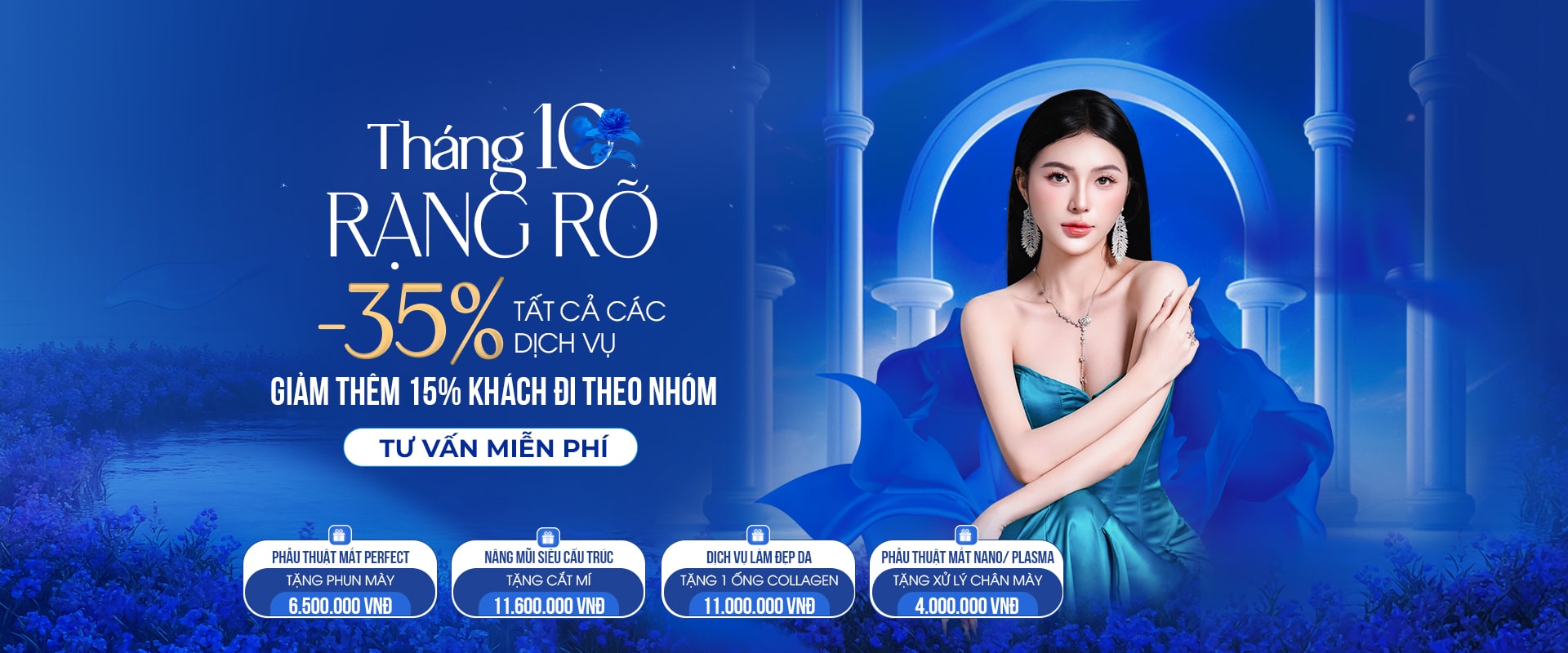 Banner khuyến mãi tháng 10/2025 Keangnam Korea