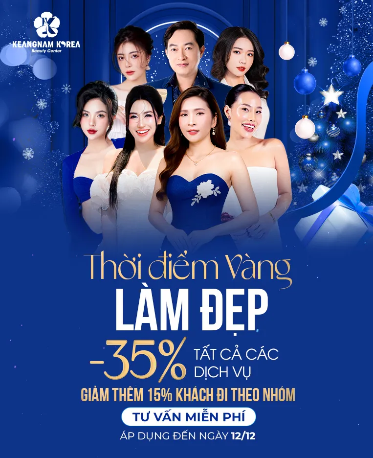 Popup khuyến mãi -35% làm đẹp từ Keangnam Korea