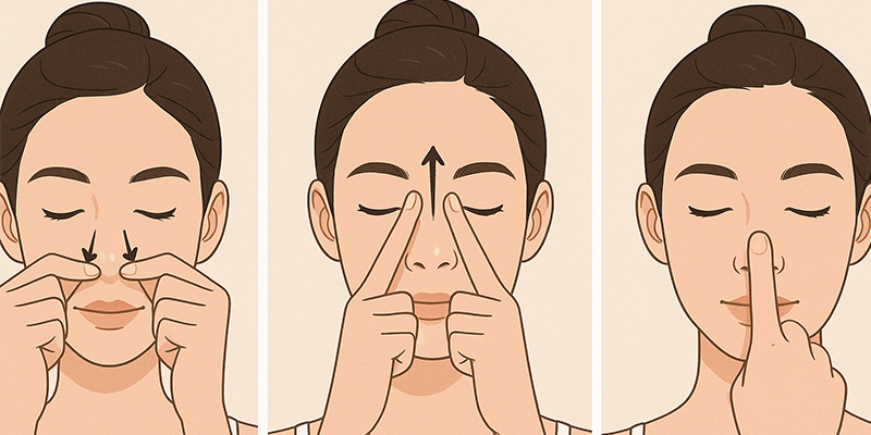 Tổng hợp bài tập và cách làm mũi nhỏ lại mà không cần phẫu thuật 2 bài tập cho mũi nhỏ lại