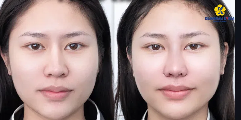 Nên thu gọn cánh mũi hay nâng mũi? 2 Hình ảnh thực tế trước và sau khi thu gọn cánh mũi