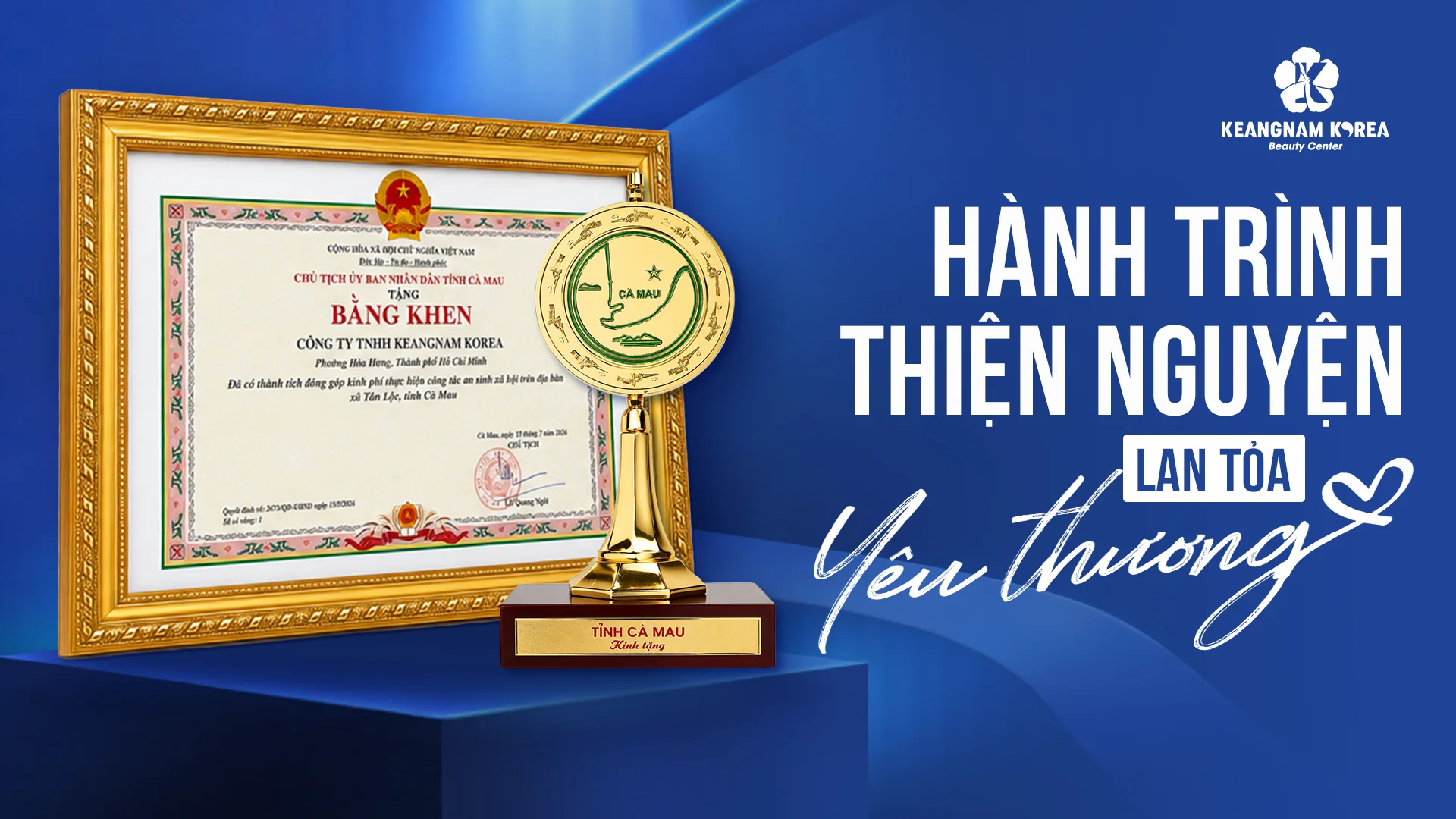 Keangnam Korea – Hành Trình Lan Tỏa Yêu Thương 1 Youtube Tu thien Ca Mau