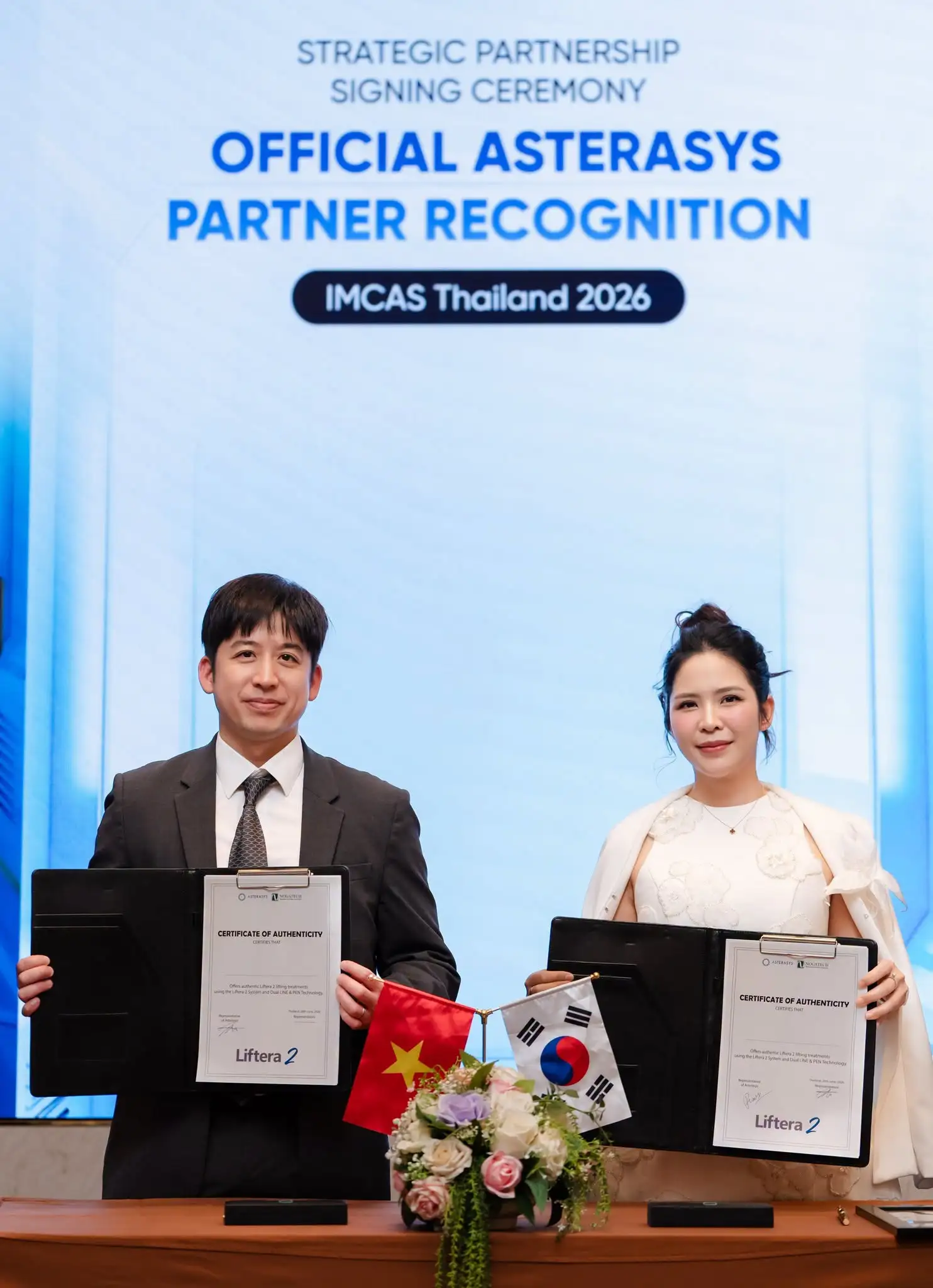 Keangnam Korea Ký Kết Hợp Tác Chiến Lược Với Asterasys Hàn Quốc Tại IMCAS Asia 2026 4 729080946 1637942640621827 5994140738190102795 n