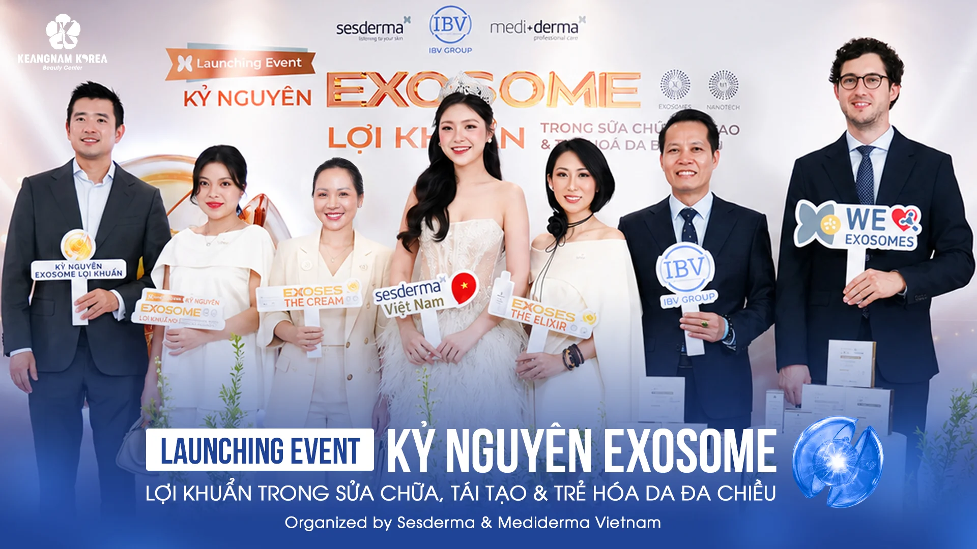 Chuyên gia Keangnam Korea cập nhật xu hướng Exosome lợi khuẩn trong da liễu thẩm mỹ