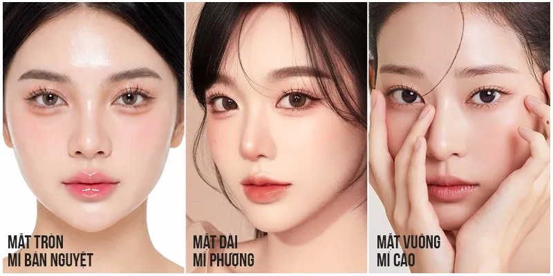 Các dạng mí mắt đẹp và thịnh hành 2026 6 các dạng mí mắt