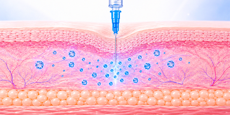 Tiêm collagen tươi là gì? 5 loại collagen tiêm da mặt phổ biến và cách lựa chọn đúng với dấu hiệu lão hóa 2 tiem collagen tuoi 1
