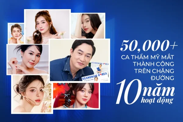 10 năm với 500000 ca thẩm mỹ mắt